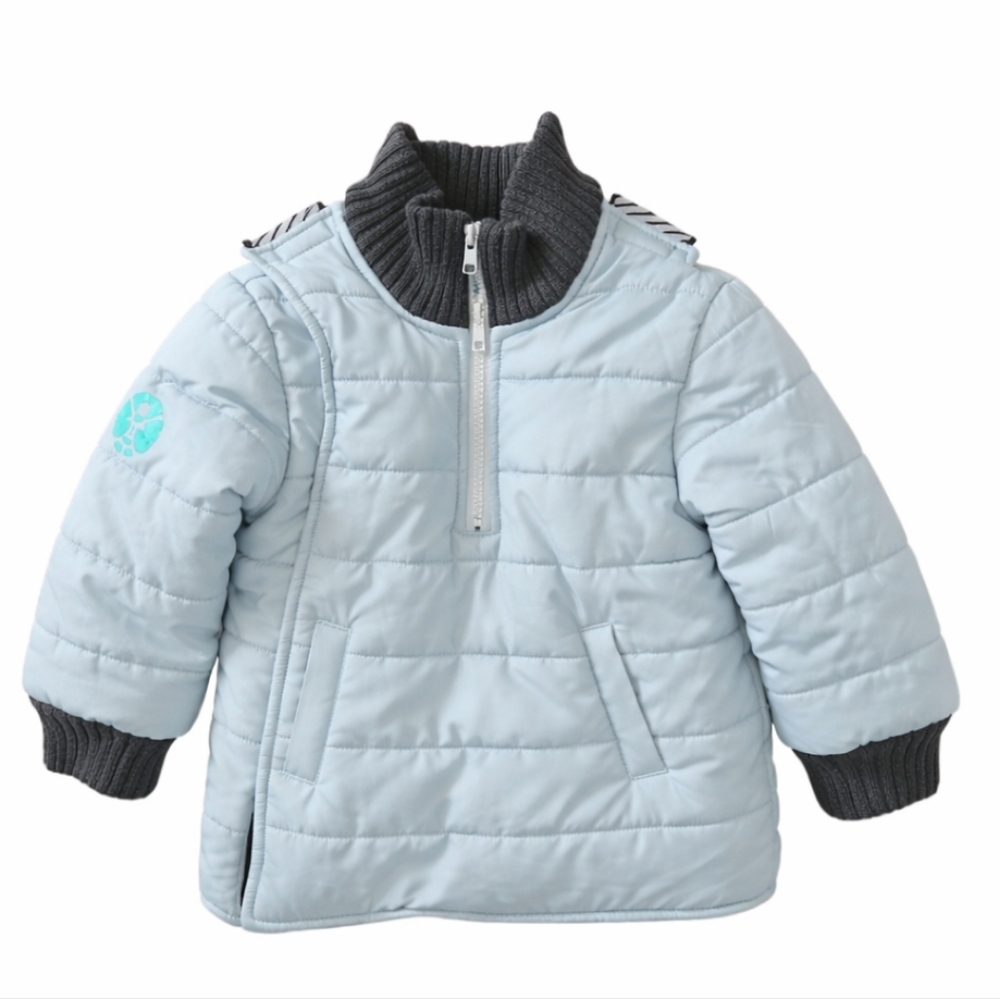 Buckle Me Baby Coats Quick Close Safer Car Seat Winter Jacket - Ice Ice Baby